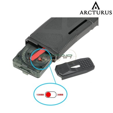 30/130bb Variable M4/M16 Mid-cap Magazine BLACK Arcturus (at-mag-m1a-bk)