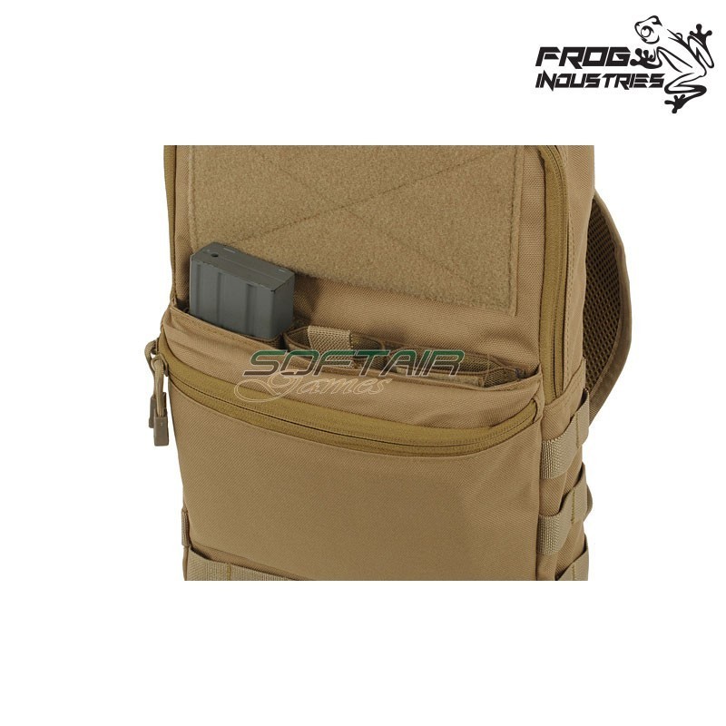 Backpack Contractor Tactical Flatpack V2 TAN Frog Industries® (fi-m51612096-tan)