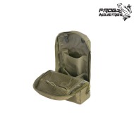 Backpack molle system OLIVE for hydration bladders Frog Industries® (fi-m51613207-od)
