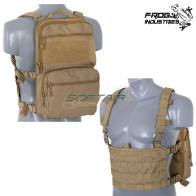 Backpack W/MOLLE Front Panel TAN Frog Industries® (fi-m51611032-tan)