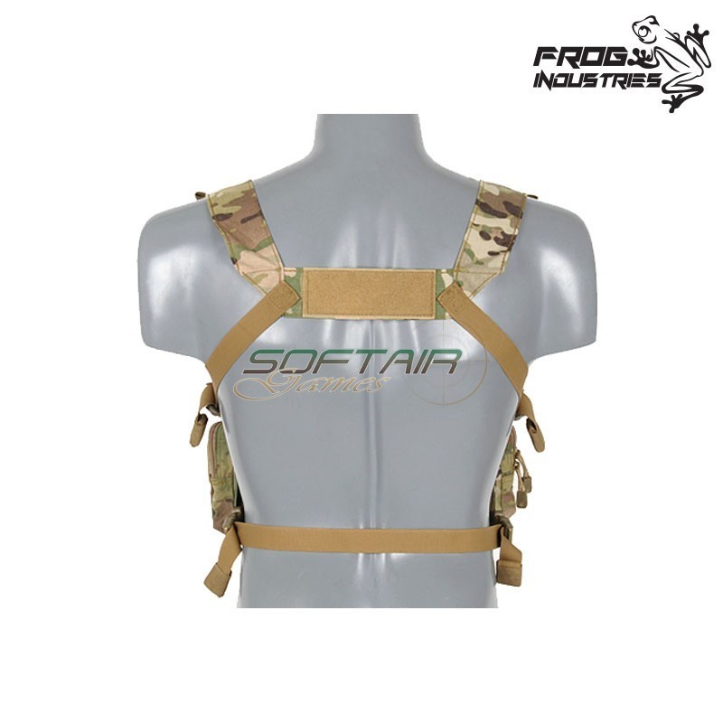 Compact Assualt/sniper Type Chest Rig MULTICAM Frog Industries® (fi-m51611053-mc)