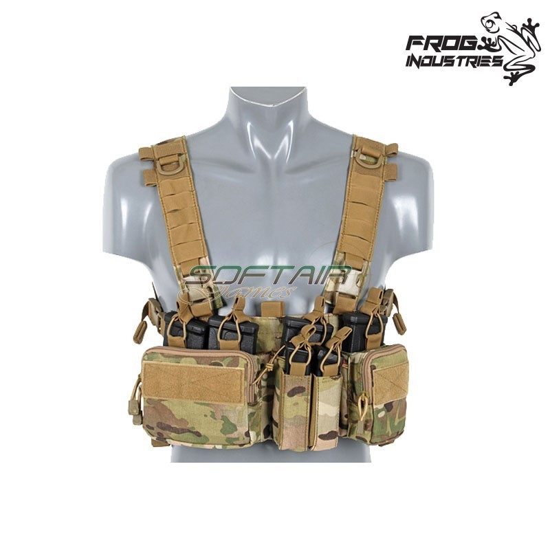 Compact Assualt/sniper Type Chest Rig MULTICAM Frog Industries® (fi-m51611053-mc)