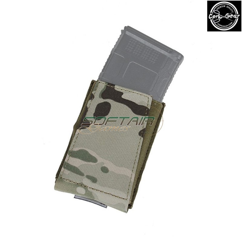 Tasca caricatori AR15/M4 singola elastica MULTICAM Cork Gear (cog061-mc)