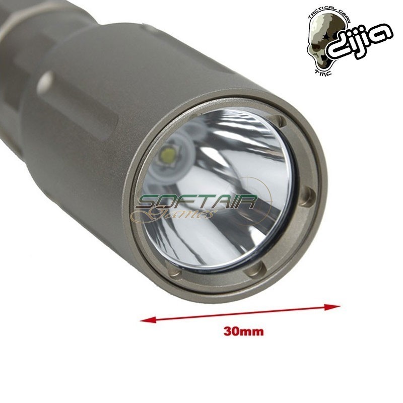 Flashlight PLHv2 Short DARK EARTH Mod Style TMC by DIJIA (tmc-dj2022024-de)