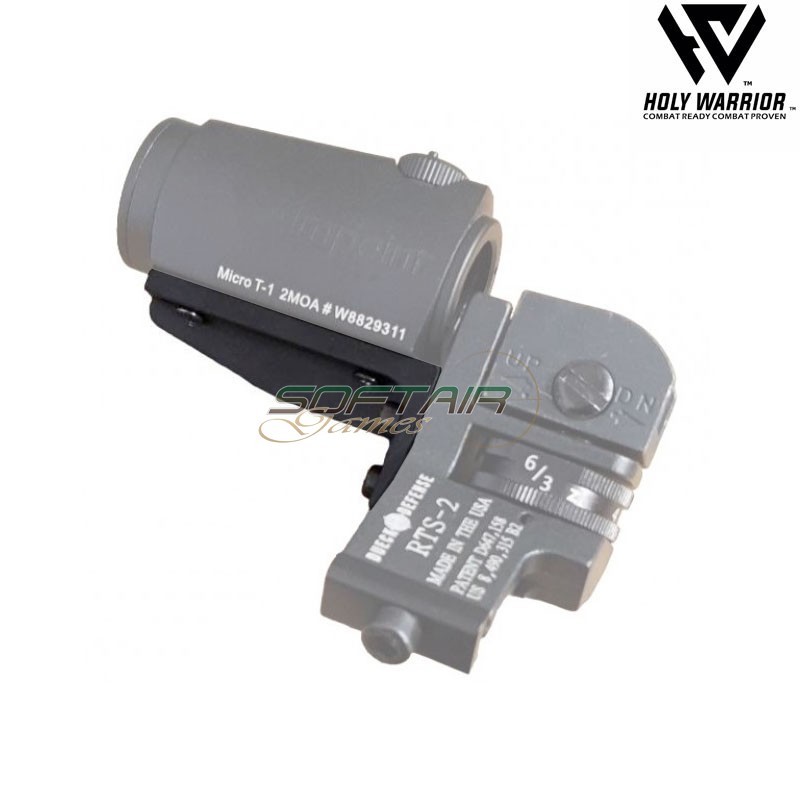 Red dot adapter mount T1/H1 dk. style NERO holy warrior (hwr-150-bk) Red dot adapter mount T1/H1 dk. style NERO holy warrior (hwr-150-bk)