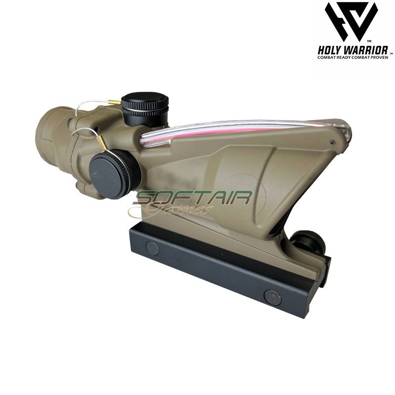 Scope 4X ACOG TA31 TYPE 2 RED fiber mod.2 DARK EARTH holy warrior (hwr-139-de)