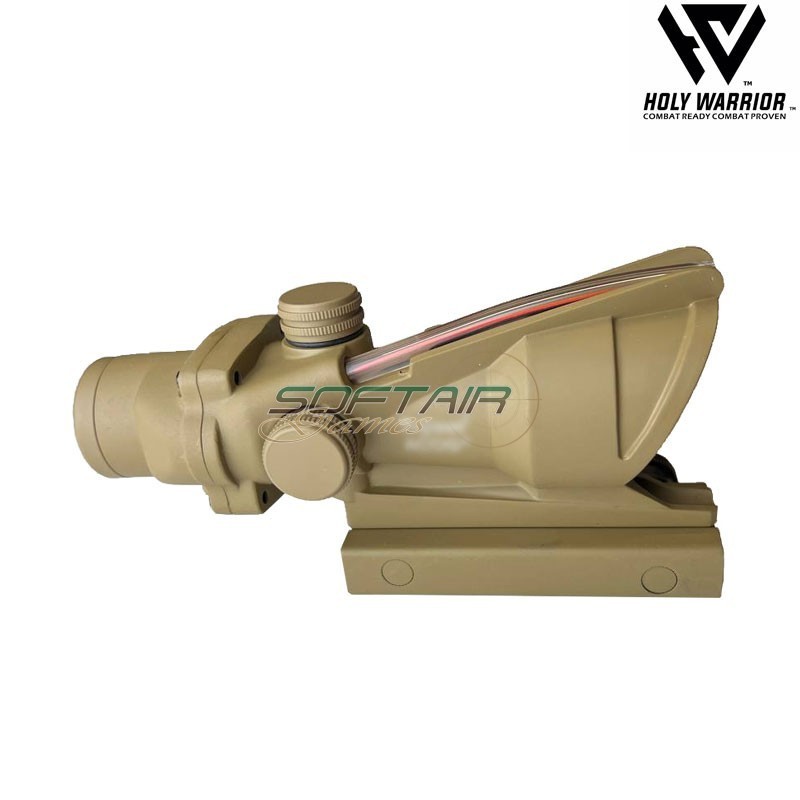 Scope 4X ACOG TA31 RED fiber mod.2 DARK EARTH holy warrior (hwr-49-de)