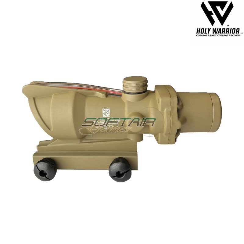 Scope 4X ACOG TA31 RED fiber mod.2 DARK EARTH holy warrior (hwr-49-de)