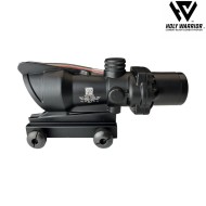 Ottica 4X ACOG TA31 RED fiber mod.2 NERO holy warrior (hwr-49-bk)