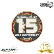 Patch 3D PVC SoftairGames 15th Anniversary Since 2008 Frog Industries® (fi-sg-15th-patch) Patch 3D PVC SoftairGames 15th Anniversary Since 2008 Frog Industries® (fi-sg-15th-patch)