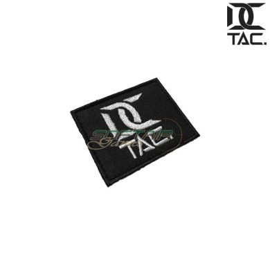 Patch DC Tac. Embroidered BLACK premium line D.C. Tactical (dctac-pm-01-bk)