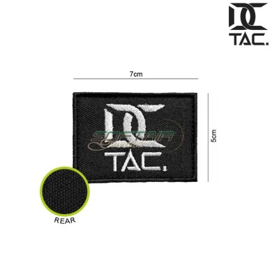 Patch DC Tac. ricamata BLACK premium line D.C. Tactical (dctac-pm-01-bk)