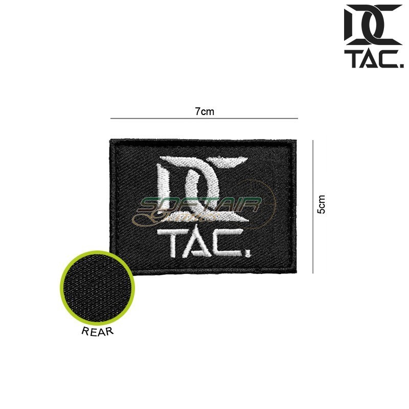 Patch DC Tac. Embroidered BLACK premium line D.C. Tactical (dctac-pm-01-bk) Patch DC Tac. Embroidered BLACK premium line D.C. Tactical (dctac-pm-01-bk)