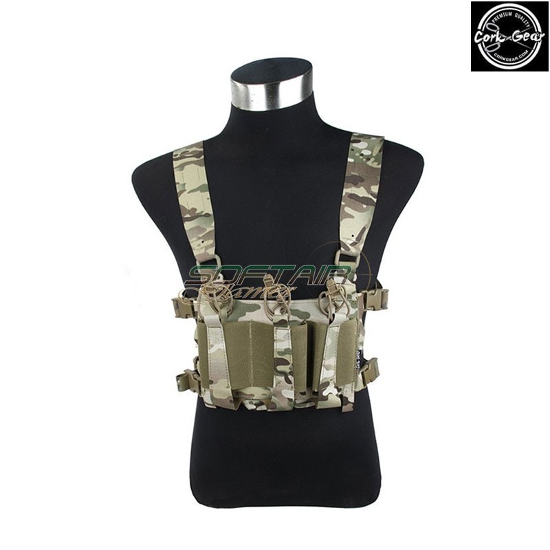 Chest Rig Mini MULTICAM Low Profile Cork Gear (cog053-mc)
