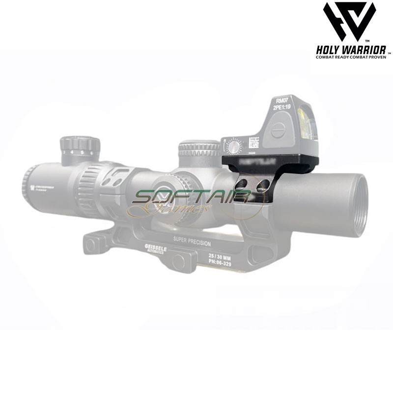 RMR mount NERO per gei. style scope mount holy warrior (hwr-111-bk)