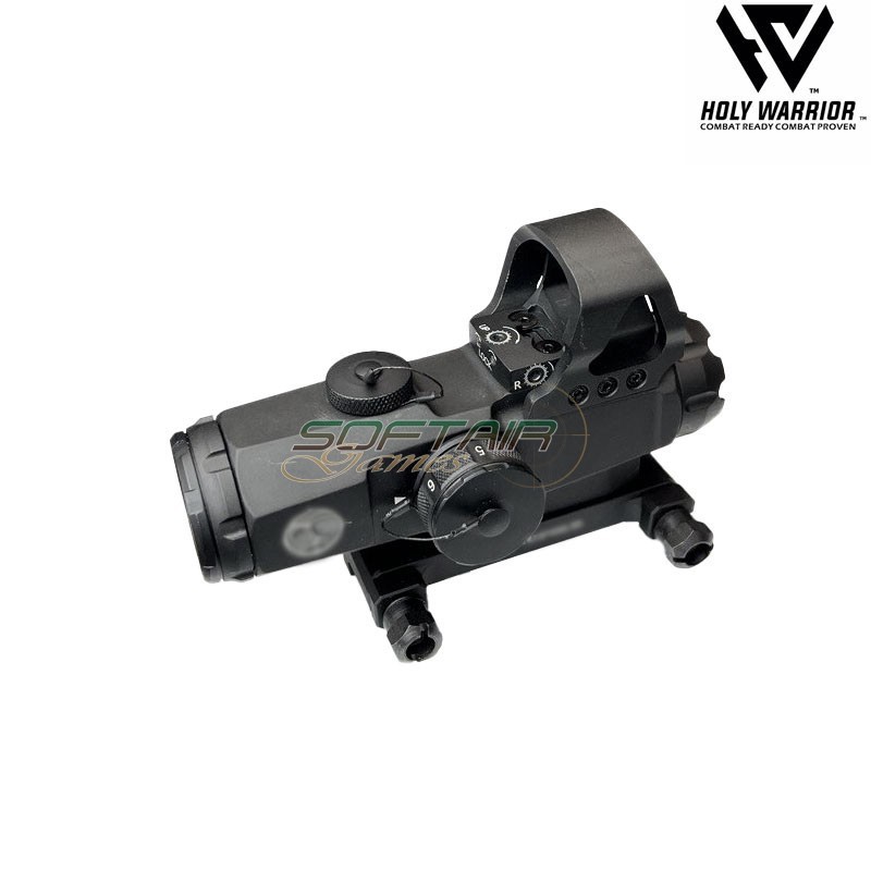 MK4 HAMR 4x24 with DP Red Dot BLACK Holy Warrior (hwr-143-bk)