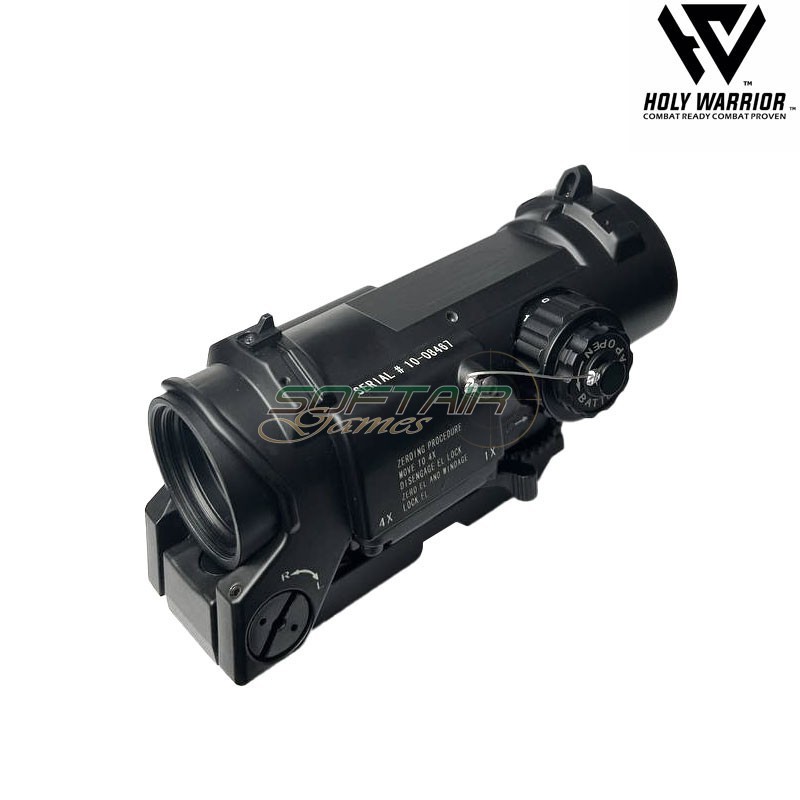 Scope Elcan DR 1-4x32 BLACK Holy Warrior - Softair Games - ASG Softair ...