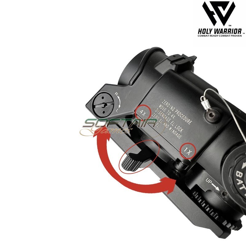 Scope Elcan DR 1-4x32 BLACK Holy Warrior (hwr-145-bk)