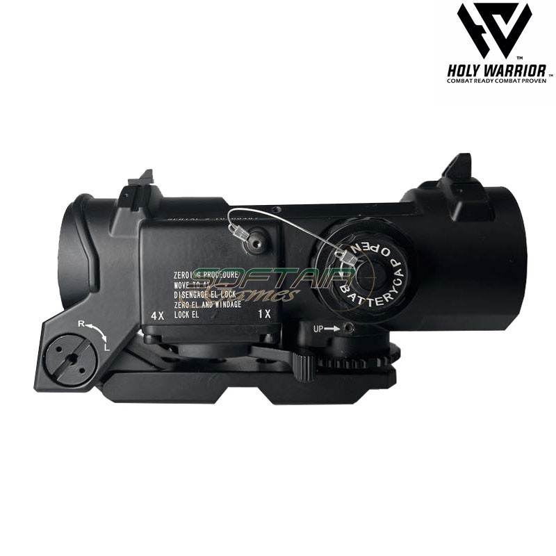 Scope Elcan DR 1-4x32 BLACK Holy Warrior - Softair Games