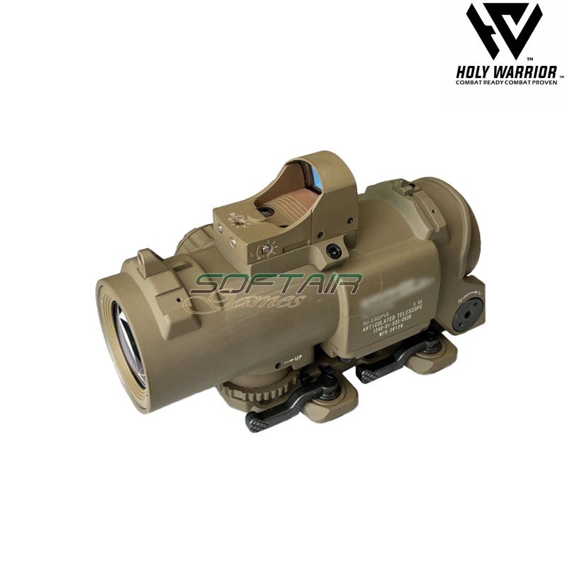 Ottica Elcan DR 1-4x32 + Dot Docter DARK EARTH Holy Warrior (hwr-146-de)