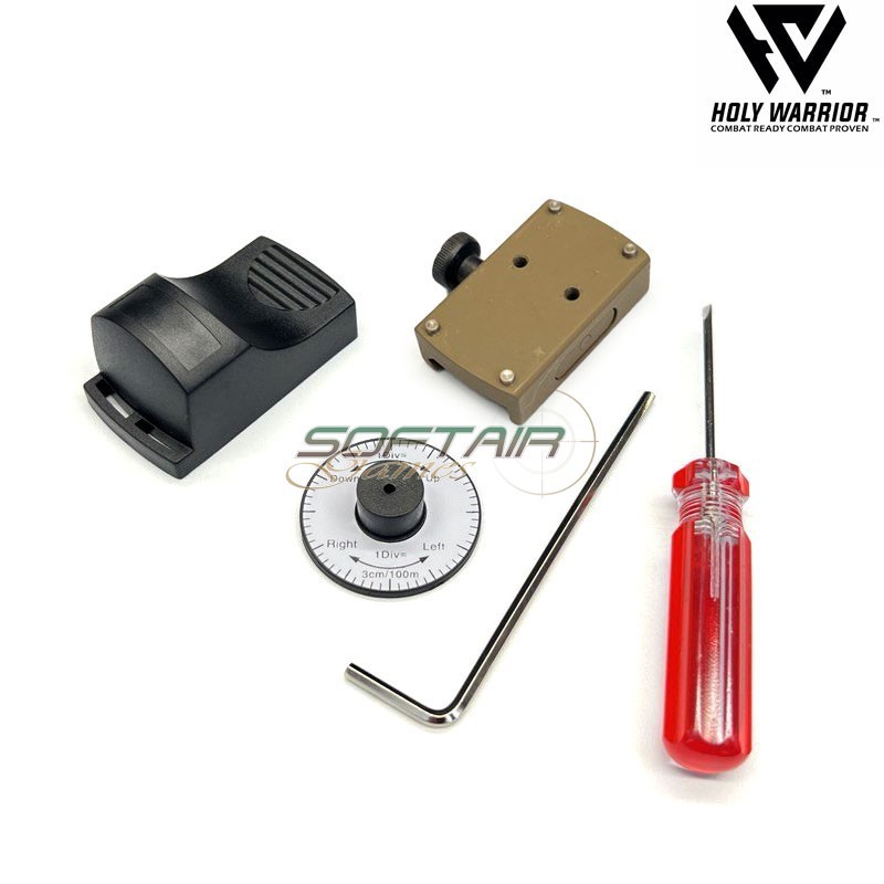 Ottica Elcan DR 1-4x32 + Dot Docter DARK EARTH Holy Warrior (hwr-146-de)