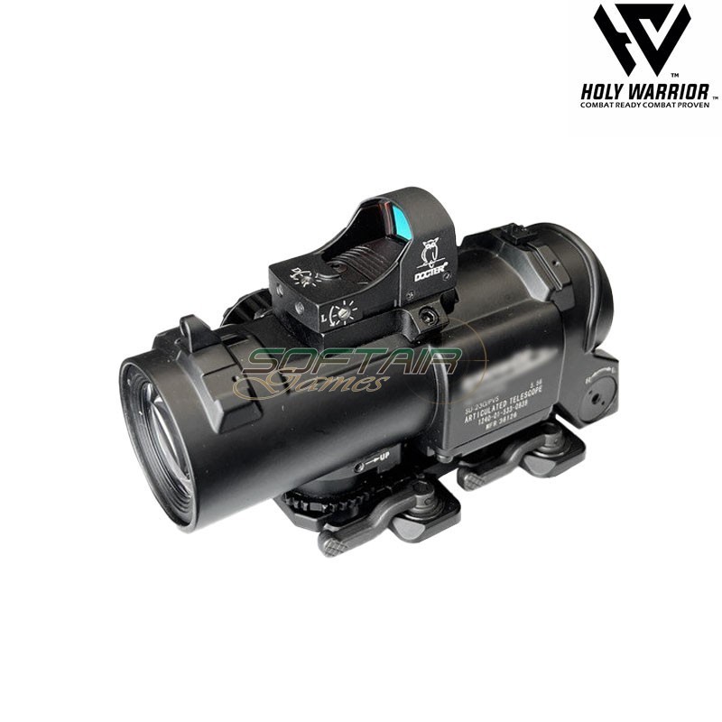 Scope Elcan DR 1-4x32 + Dot Docter BLACK Holy Warrior