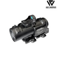 Scope Elcan DR 1-4x32 + Dot Docter BLACK Holy Warrior