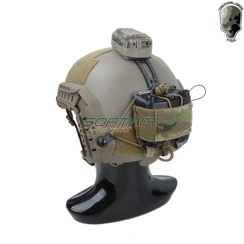 Battery frame pouch G. type COYOTE BROWN for velcro helmets Tasca battery frame G. type per elmetti velcrata Tmc (tmc3505-cb)