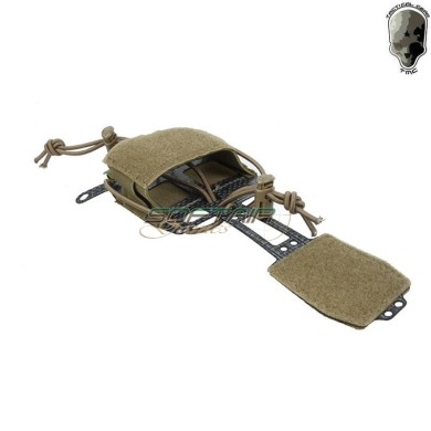 Battery frame pouch G. type COYOTE BROWN for velcro helmets Tasca battery frame G. type per elmetti velcrata Tmc (tmc3505-cb)