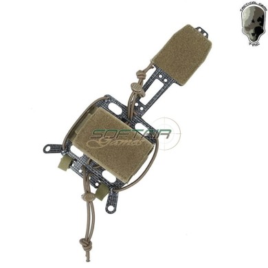 Battery frame pouch G. type COYOTE BROWN for velcro helmets Tasca battery frame G. type per elmetti velcrata Tmc (tmc3505-cb)