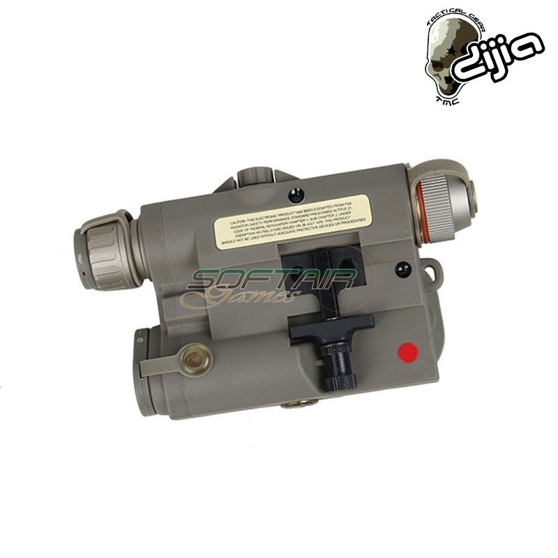 PEQ LA5-C UHP RED Laser/IR Laser DARK EARTH by DIJIA (tmc-dj2022003-de)