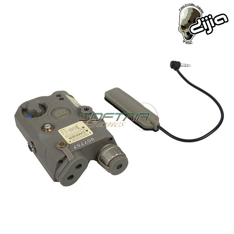 PEQ LA5-C UHP RED Laser/IR Laser DARK EARTH by DIJIA (tmc-dj2022003-de)