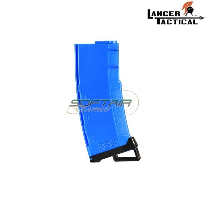 Mid-cap AEG Magazine 130bb w/Magpod BLUE Lancer Tactical (lat-clk9027-bu)