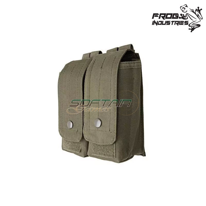 Tasca doppia OLIVE DRAB per AK Frog Industries® (fi-003576-od)