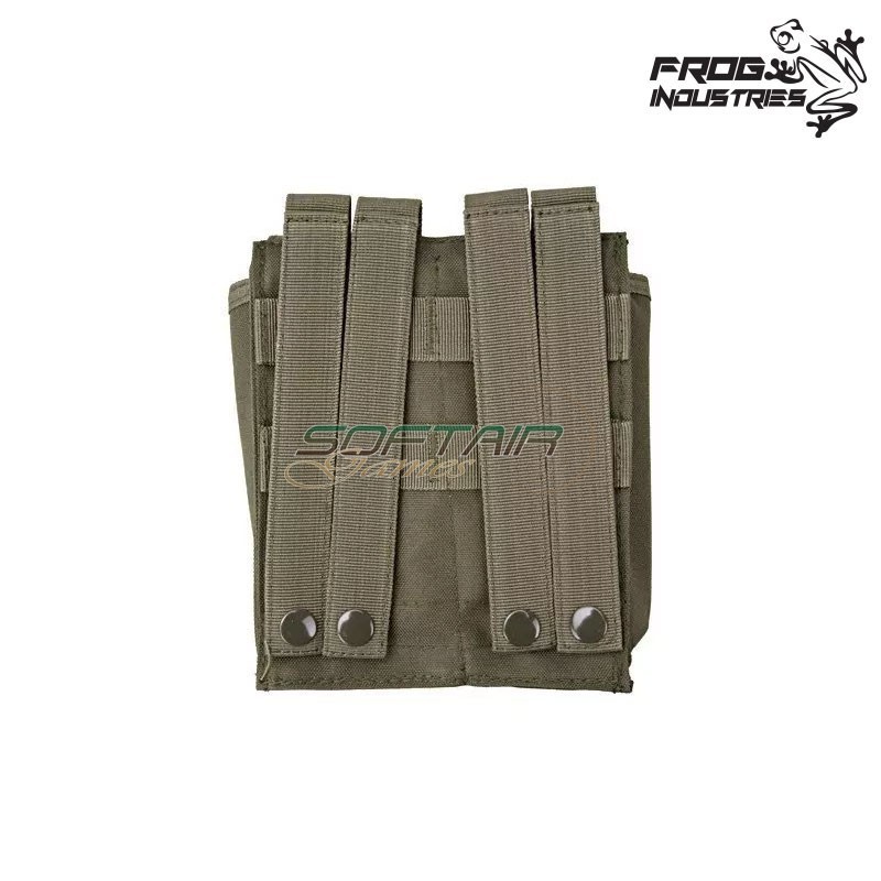Tasca doppia OLIVE DRAB per AK Frog Industries® (fi-003576-od)