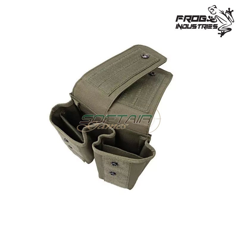 Tasca doppia OLIVE DRAB per AK Frog Industries® (fi-003576-od)