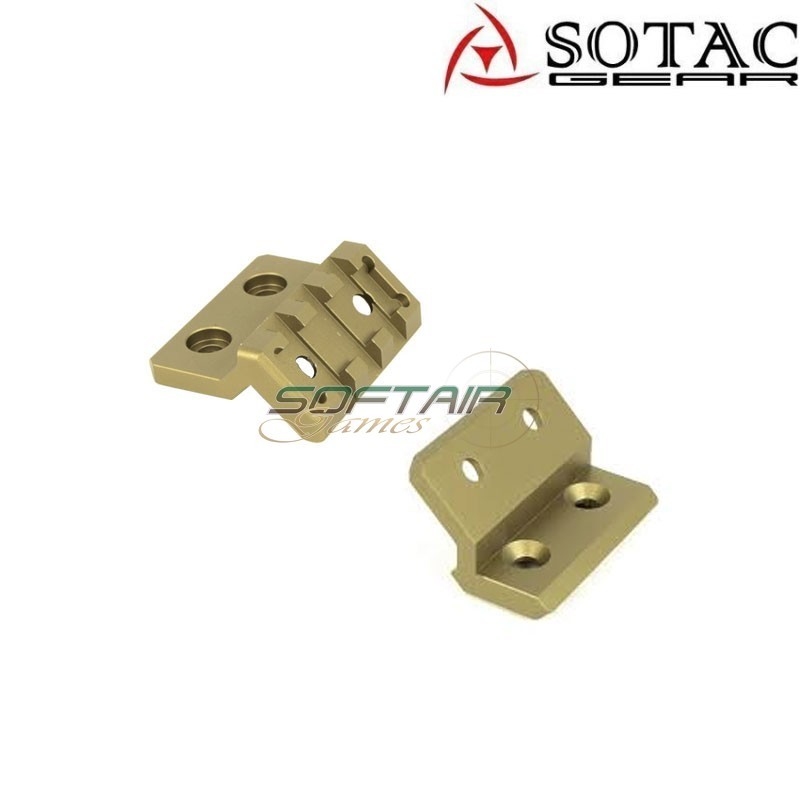 Keymod & LC offset 20mm rail mount DARK EARTH Sotac (sg-jq-0071-de)