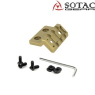 Keymod & LC offset 20mm rail mount DARK EARTH Sotac (sg-jq-0071-de)