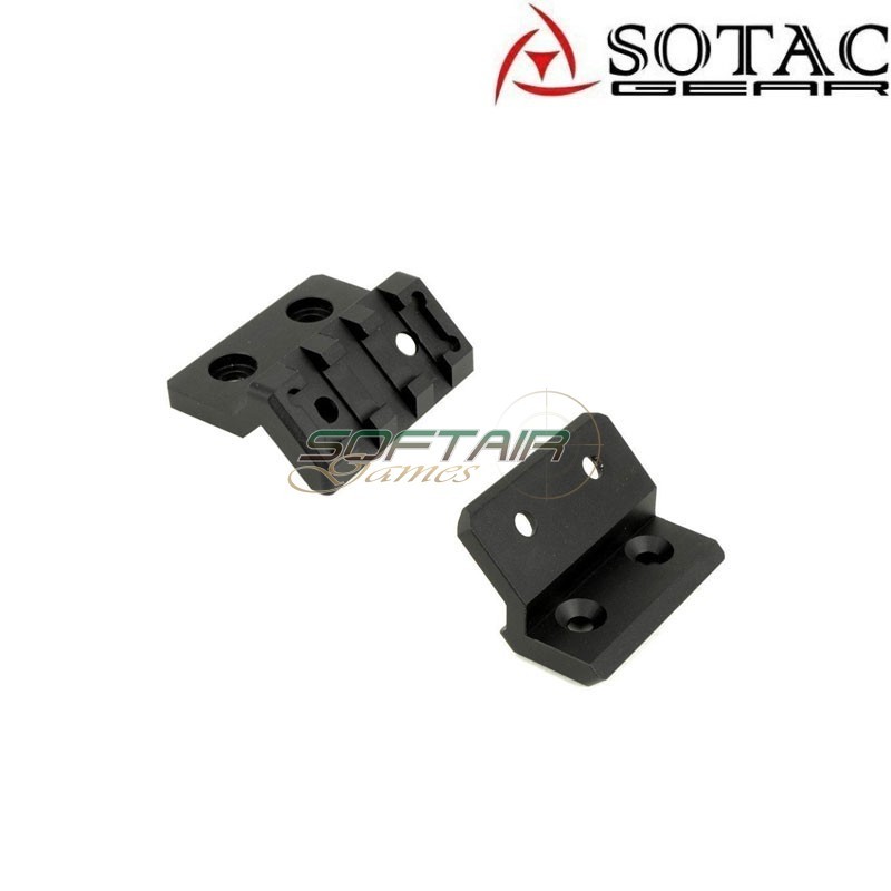 Keymod & LC offset 20mm rail mount BLACK Sotac (sg-jq-0071-bk)
