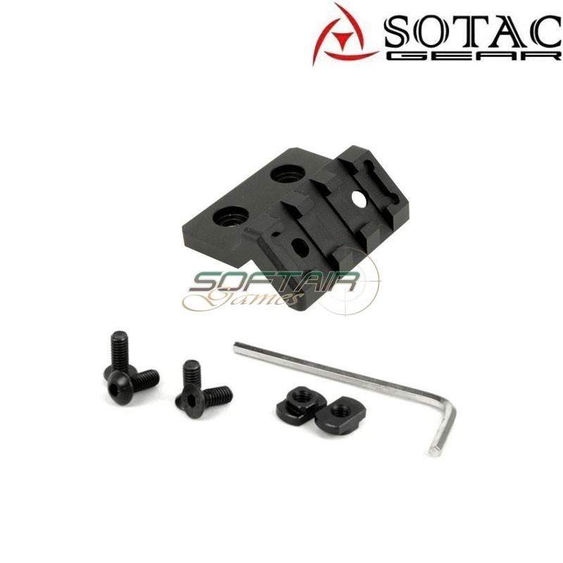 Keymod & LC offset 20mm rail mount BLACK Sotac (sg-jq-0071-bk)