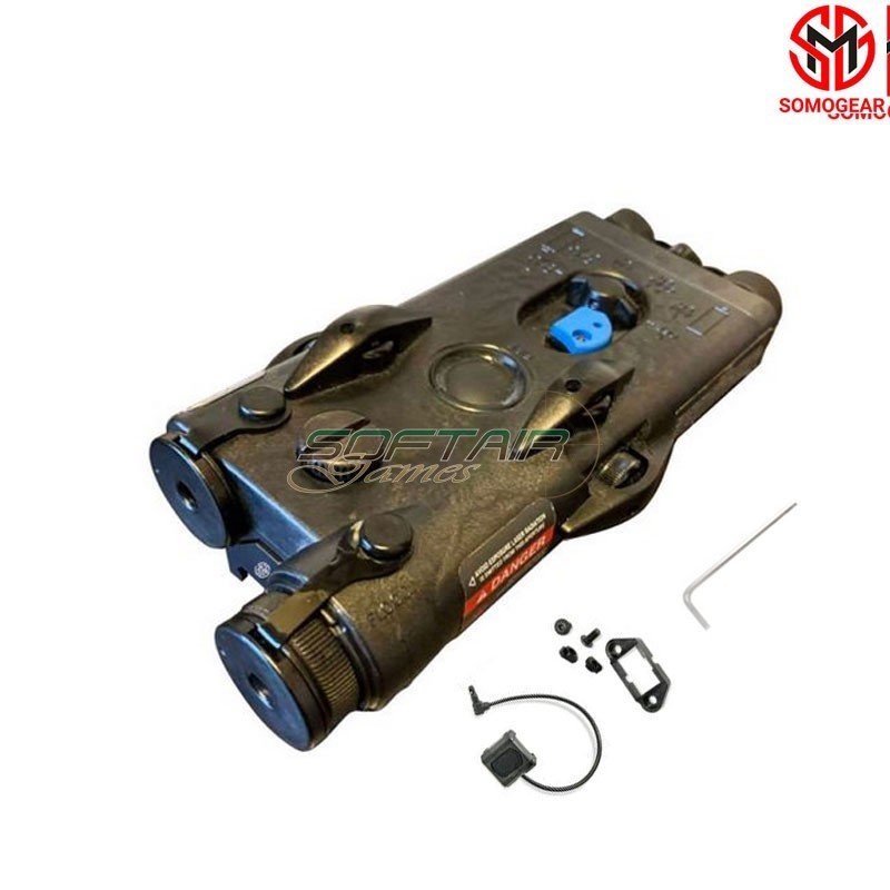 PEQ-2A Old School Visible GREEN Laser Flashlight SOMOGEAR (peq2a-g-blk)