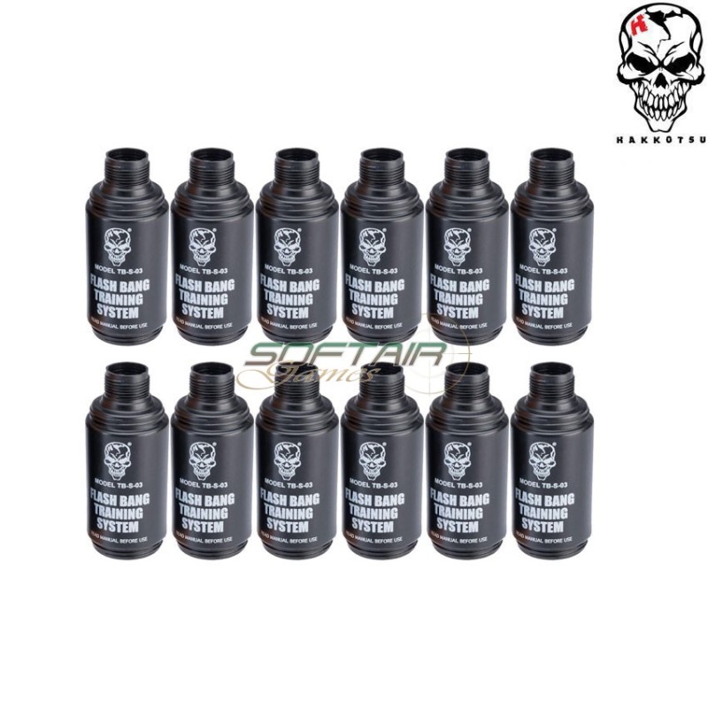 Set 12 Pieces Shells FLASH BANG For Thunder B Grenade Hakkotsu (hako-ap-s3)