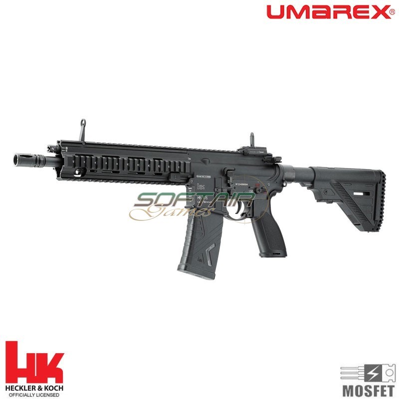 Electric Rifle Aeg HK416 A5 V.2 Mosfet Black Umarex (um-26560x) - Softair  Games - ASG Softair San Marino