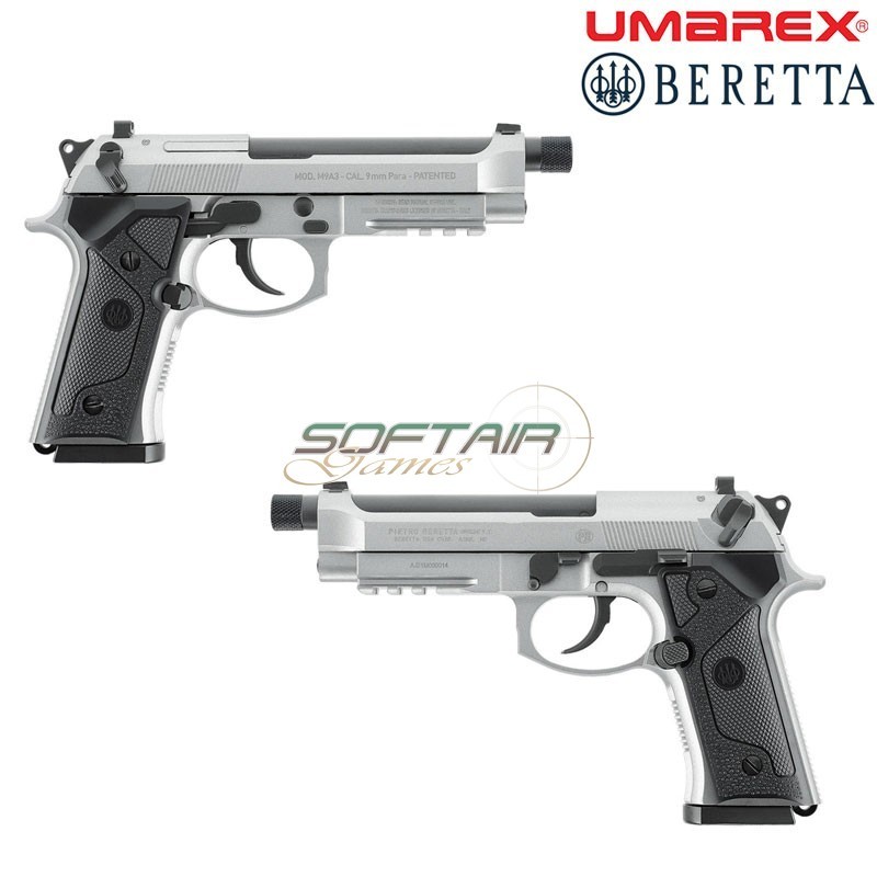 Pistola a Co2 Beretta M9 A3 SILVER Blowback Umarex (um-2.6507)