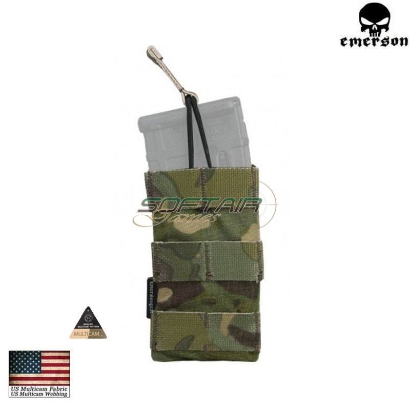 Single 5.56 Open Top Magazine Pouch MULTICAM TROPIC Emerson (em6353mctp)