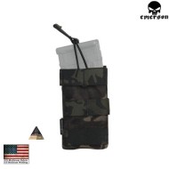 Single 5.56 Open Top Magazine Pouch MULTICAM BLACK Emerson (em6353mcbk)
