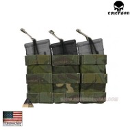 Triple 5.56 Open Top Magazine Pouch MULTICAM TROPIC Emerson (em6355mctp)