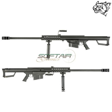 Spring Rifle Sniper BARRET M82A1 Licensed BLACK 6mmProShop (sw-024)
