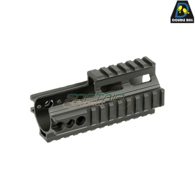 Handguard Rail 5" Scar-H BLACK Double Bell (db-s-11-bk)