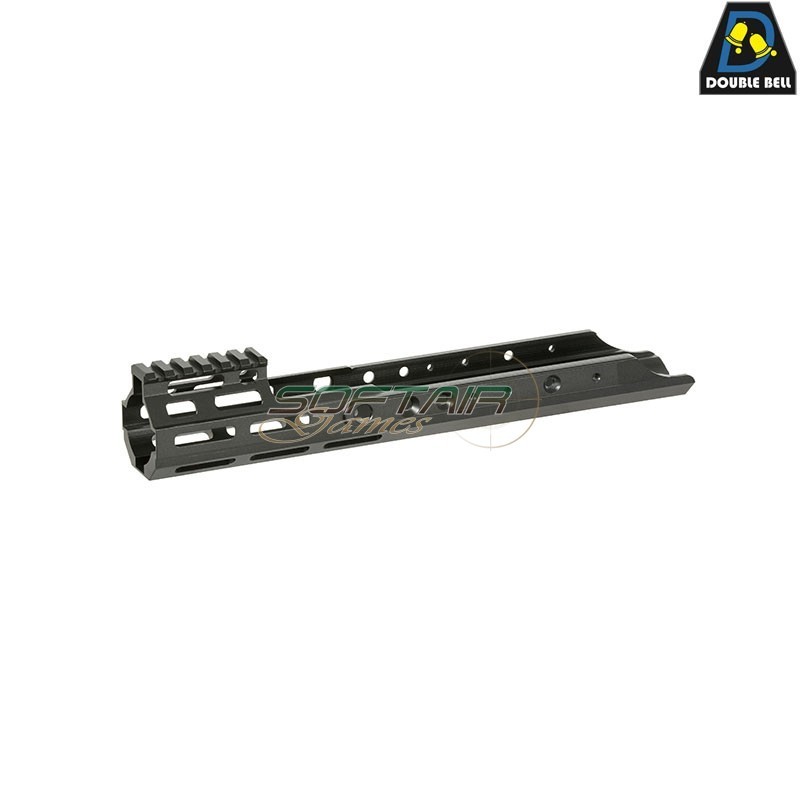 Handguard Rail LC 5" Scar-H BLACK Double Bell (db-s-12-bk)